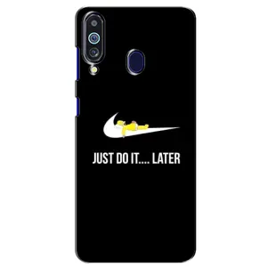 Силиконовый Чехол на Samsung Galaxy M40 с картинкой Nike (Later)