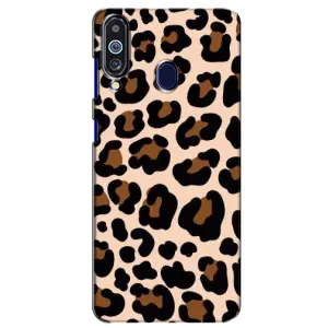 Чехол с леопардовым принтом на Samsung Galaxy M40 (Леопардовый принт)