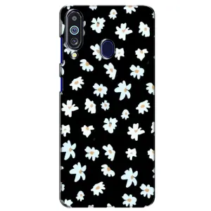 Чехол с ромашками на Samsung Galaxy M40 (Маленькие ромашки)