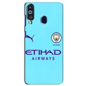 Силиконовые Чехлы принт Футбол на Samsung Galaxy M40 (Man City)