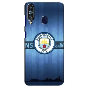Силиконовые Чехлы принт Футбол на Samsung Galaxy M40 (ManCity)