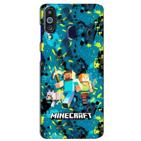 Чехол с рисунком «Майнкрафт» для Samsung Galaxy M40 Чехол с рисунком «Майнкрафт» для Samsung Galaxy M40