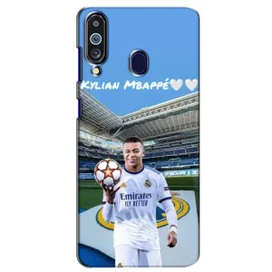 Чехол (TPU) с Футболистом на Samsung Galaxy M40 (Mbappe Real)