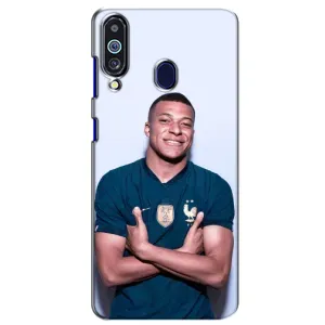 Чехол (TPU) с Футболистом на Samsung Galaxy M40 (Мбаппешичка)