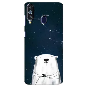 Силіконовий бампер з картинкою звірів для Samsung Galaxy M40 (Ведмедиця)