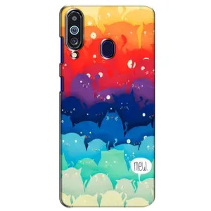 Силіконовий чохол з котиком для Samsung Galaxy M40 (Mew)