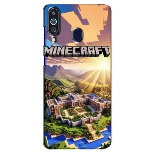 Чехол майнкрафт для Samsung Galaxy M40 (MINECRAFT)
