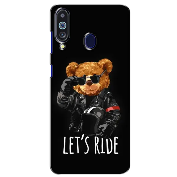 Чехол с рисунком «Модный Мишка» для Samsung Galaxy M40 Чехол с рисунком «Модный Мишка» для Samsung Galaxy M40