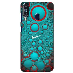 Силиконовый Чехол на Samsung Galaxy M40 с картинкой Nike (Найк зеленый)
