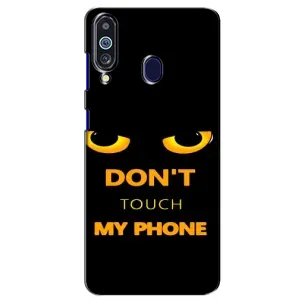 Чехол с Прикольным принтом на Samsung Galaxy M40 (Не трогай мой телефон)