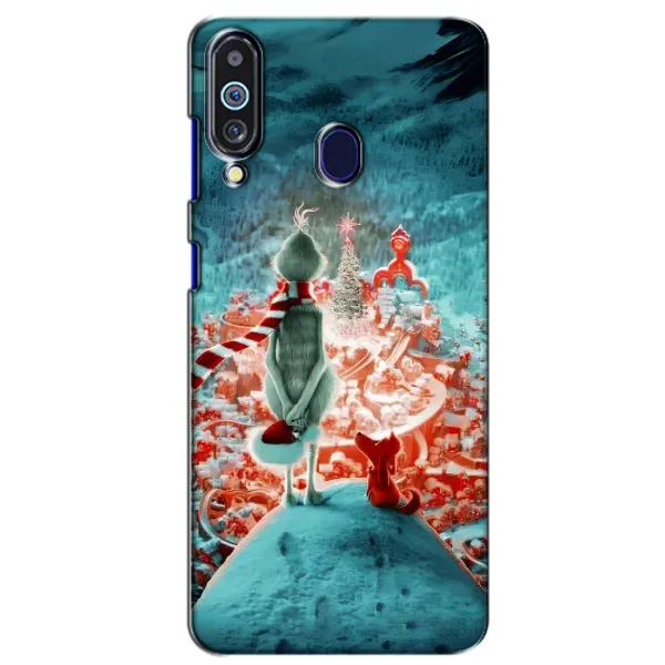 Чехол с рисунком «Новогодний Гринч» для Samsung Galaxy M40 Чехол с рисунком «Новогодний Гринч» для Samsung Galaxy M40