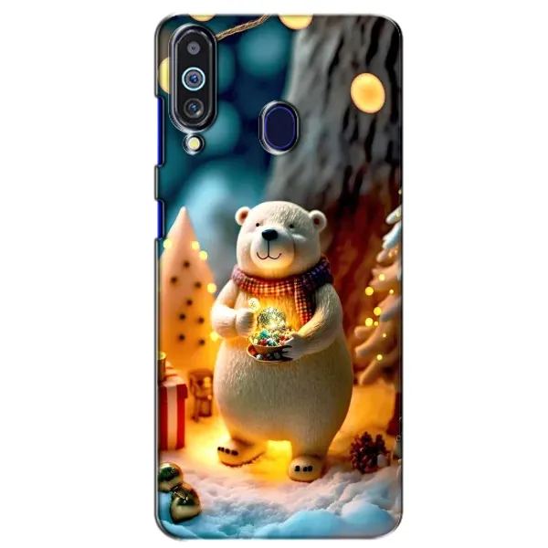 Чехол с рисунком «Новогодний ведмеженок» для Samsung Galaxy M40 Чехол с рисунком «Новогодний ведмеженок» для Samsung Galaxy M40
