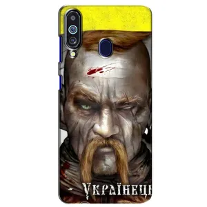 Чехол с картинкой (Патриотический КОЗАК) на Samsung Galaxy M40 (Одноглазый Козак)