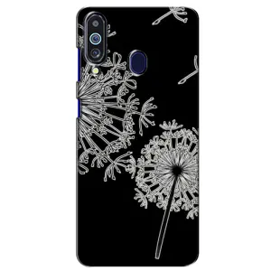 Силиконовый Чехол с одуванчиками на Samsung Galaxy M40 (Одуванчики)