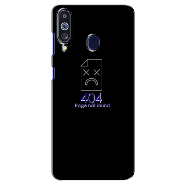 Чехол с рисунком «Ошибка 404» для Samsung Galaxy M40 Чехол с рисунком «Ошибка 404» для Samsung Galaxy M40
