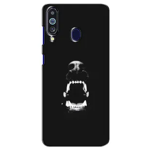 Чехол ДОБЕРМАН для Samsung Galaxy M40 (Пасть добермана)