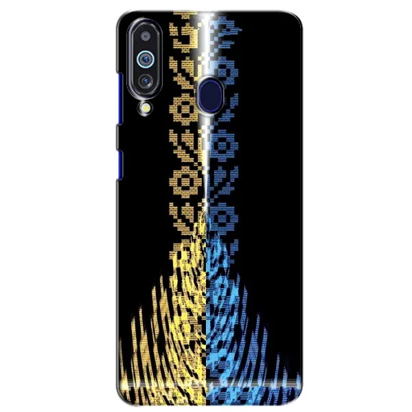 Чехол с рисунком «Патриотическая вышиванка» для Samsung Galaxy M40 Чехол с рисунком «Патриотическая вышиванка» для Samsung Galaxy M40