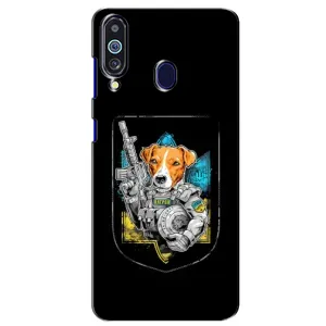 Чехол с принтом для Samsung Galaxy M40 (Патрон Воин)