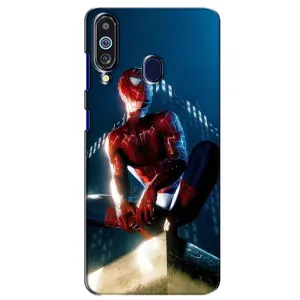 Чохол Супергерой Людина Павук на Samsung Galaxy M40 (Павук на домі)