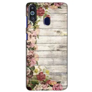 Чехлы с тематикой "ЦВЕТЫ" на Samsung Galaxy M40 (Плетущиеся цветы)