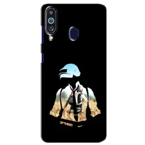 Чохол з картинкою "Герой Pubg" на Samsung Galaxy M40 (Пубг мен)