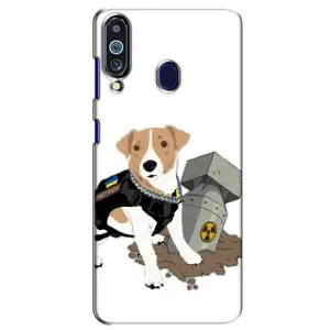 Чехол с принтом Собаки Патрон для Samsung Galaxy M40 (Пёс Патрон с ракетой)