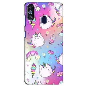 Чехол Unicorn на Samsung Galaxy M40 (Радуга и Единорог)