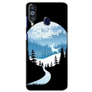 Силіконовий бампер на різдво для Samsung Galaxy M40 (Різдвяний Олень)