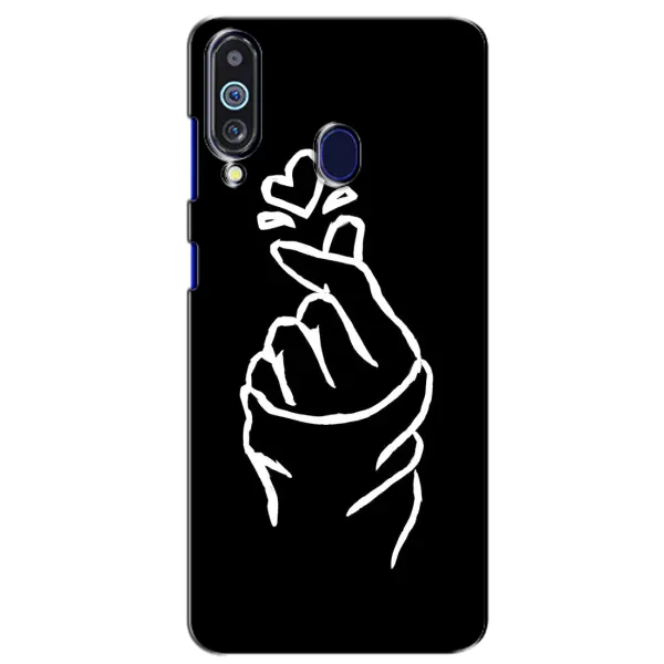 Чехол с рисунком «Сердце на черном» для Samsung Galaxy M40 Чехол с рисунком «Сердце на черном» для Samsung Galaxy M40
