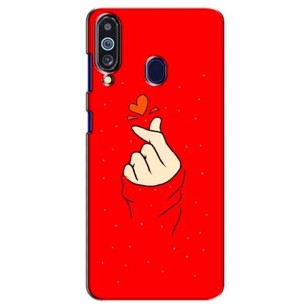 Чехол с рисунком «Сердце на красном» для Samsung Galaxy M40 Чехол с рисунком «Сердце на красном» для Samsung Galaxy M40