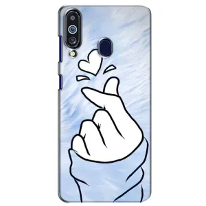 Чехлы (Знак сердечка) на Samsung Galaxy M40 (Сердечка знак)