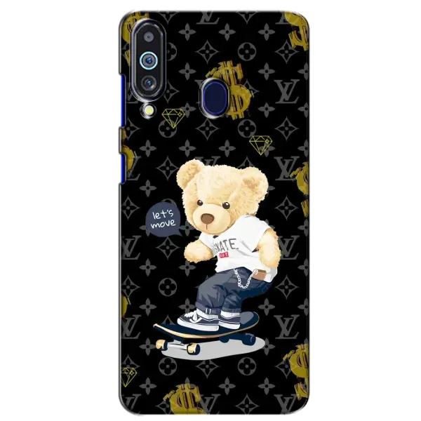 Чехол с рисунком «Скейтер Тедди» для Samsung Galaxy M40 Чехол с рисунком «Скейтер Тедди» для Samsung Galaxy M40