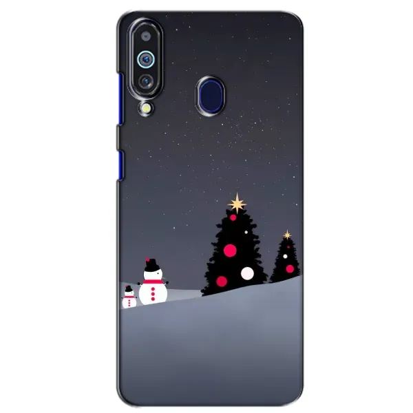 Чехол с рисунком «Снеговички» для Samsung Galaxy M40 Чехол с рисунком «Снеговички» для Samsung Galaxy M40