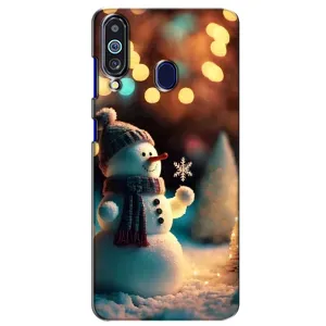 Чохли на Новий Рік Samsung Galaxy M40 (Сніговик святковий)