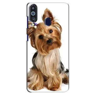 Чехол (ТПУ) Милые собачки для Samsung Galaxy M40 (Собака Терьер)