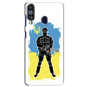 Патриотические Чехлы для Самсунг М40 (Солдат Украины)