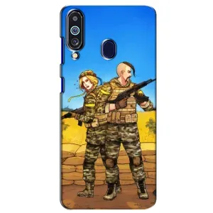Чехлы с принтом (Воины ЗСУ) для  Samsung Galaxy M40 (Солдаты ЗСУ)