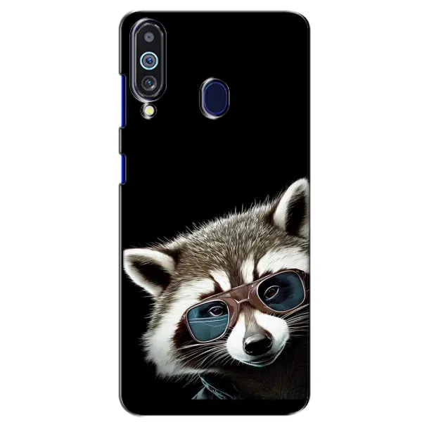 Чехол с рисунком «Стильный Енот» для Samsung Galaxy M40 Чехол с рисунком «Стильный Енот» для Samsung Galaxy M40