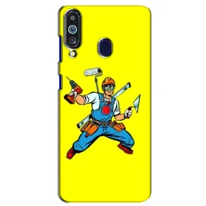 Силіконовий бампер (Працівники) на Samsung Galaxy M40 (Будівельник)