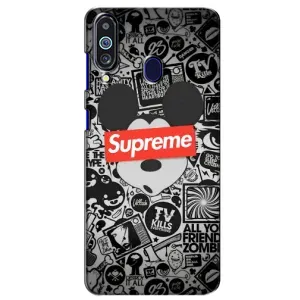 Чехол с Брендами одежды на Самсунг М40 (Supreme Маус)