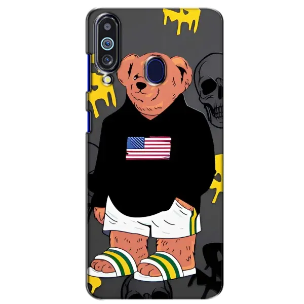 Чехол с рисунком «Teddy USA» для Samsung Galaxy M40 Чехол с рисунком «Teddy USA» для Samsung Galaxy M40