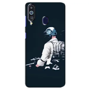 Чохол з картинкою "Герой Pubg" на Samsung Galaxy M40 (В екіперівці)