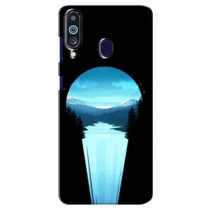 Летний Чехол на Samsung Galaxy M40 (Синий Водопад)