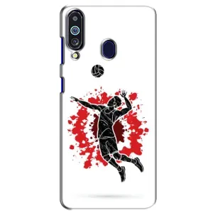 Чохли з прінтом Спортивна тематика для Samsung Galaxy M40 (Волейболіст)