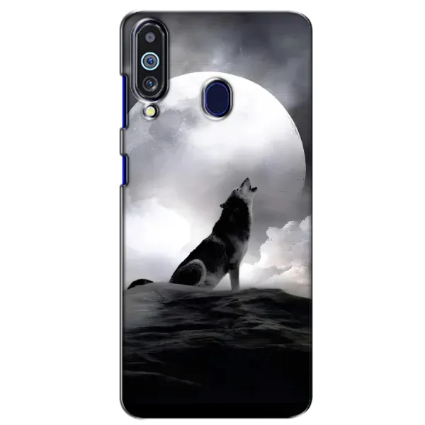 Чехол с рисунком «Волк и луна» для Samsung Galaxy M40 Чехол с рисунком «Волк и луна» для Samsung Galaxy M40
