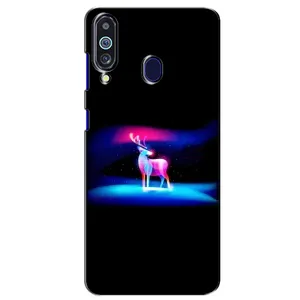 Силіконовий бампер з картинкою звірів для Samsung Galaxy M40 (Яскравий олень)