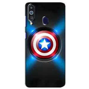 Чехол с Щитом Капитана Америки на Samsung Galaxy M40 (Яркий Щит Капитана)