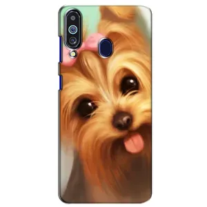Чехол (ТПУ) Милые собачки для Samsung Galaxy M40 (Йоршенский терьер)