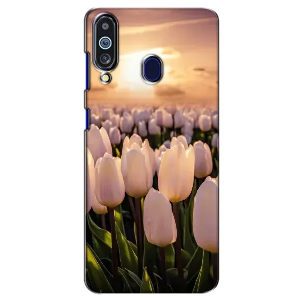Чехол с рисунком «Закат с цветами» для Samsung Galaxy M40 Чехол с рисунком «Закат с цветами» для Samsung Galaxy M40