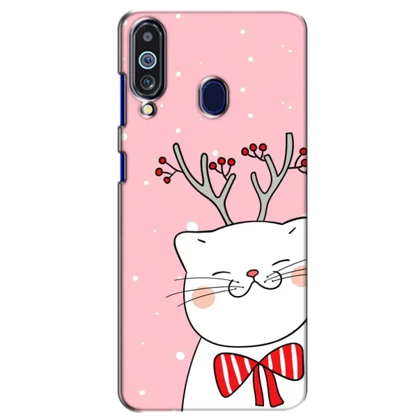 Чехол с рисунком «Зимний кот» для Samsung Galaxy M40 Чехол с рисунком «Зимний кот» для Samsung Galaxy M40